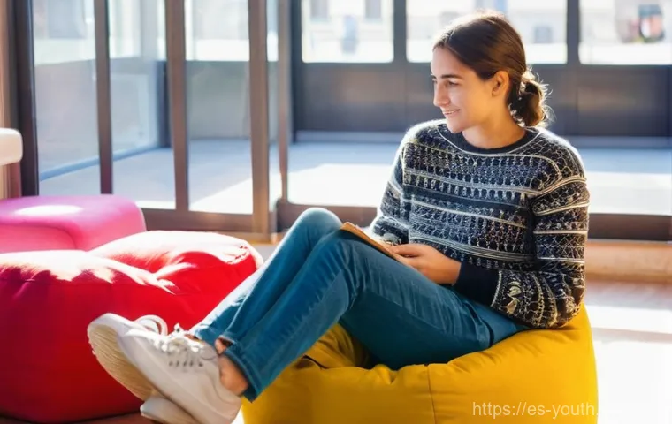 청소년상담사 취업 성공 사례 - **Prompt 1: Empathetic Connection in a Youth Center in Madrid**
    A warmly lit, cozy corner of a m...