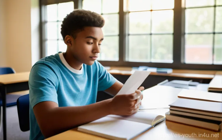 청소년상담사 필기시험 준비 체크리스트 - Image Prompt 1: The Visionary Student**